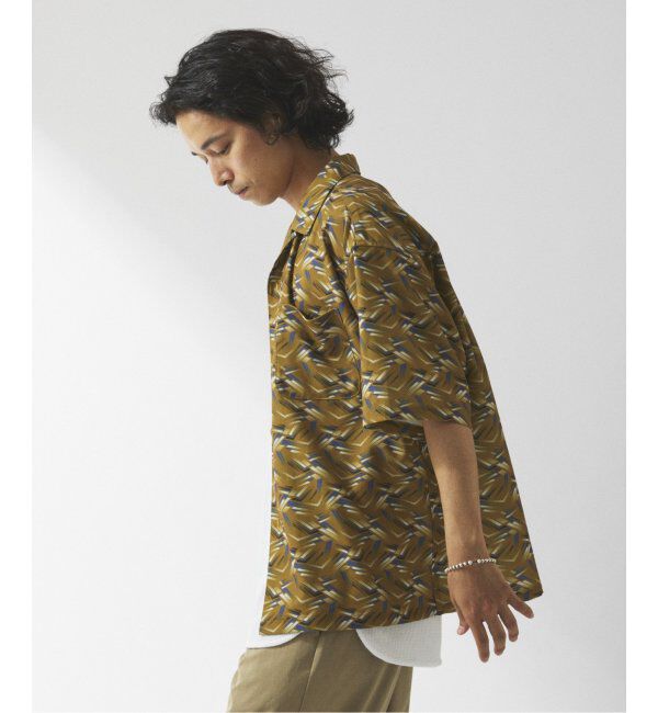 JOURNAL STANDARD relume「ホールパターン プリント オープンカラーシャツ」|シャツ・ブラウス|