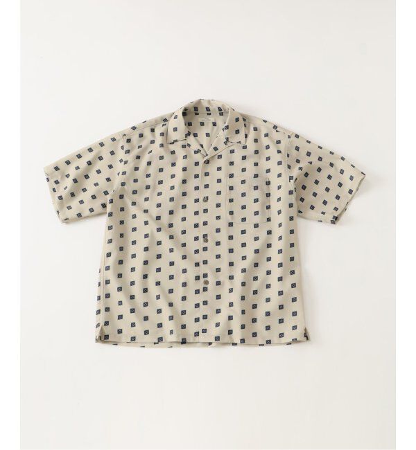 JOURNAL STANDARD relume「ホールパターン プリント オープンカラーシャツ」|シャツ・ブラウス|