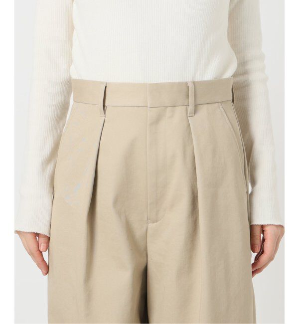 journal standard L'essage「《追加2》CP タックチノパンツ」|チノ|