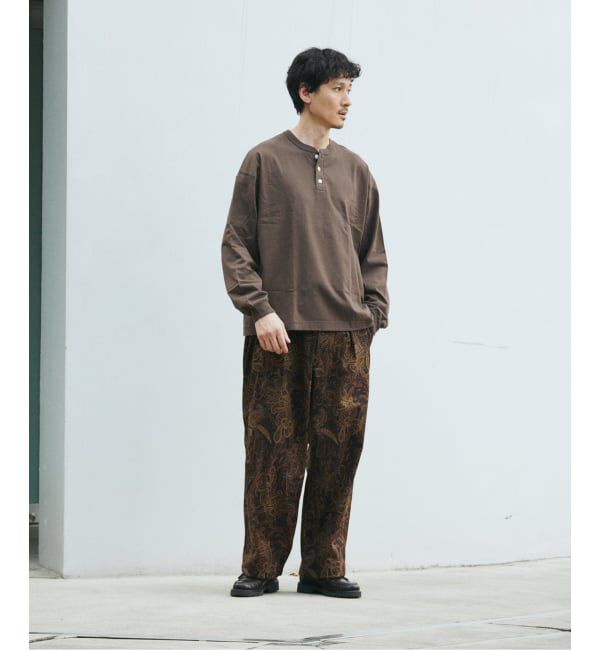 JOURNAL STANDARD「Health knit / ヘルスニット 別注 ヘンリー ネックロンT」|Tシャツ・カットソー|