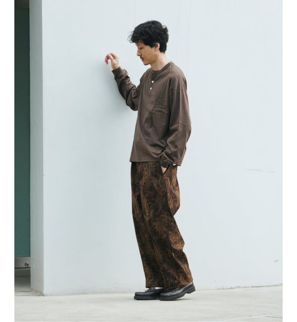 JOURNAL STANDARD「Health knit / ヘルスニット 別注 ヘンリー ネックロンT」|Tシャツ・カットソー|