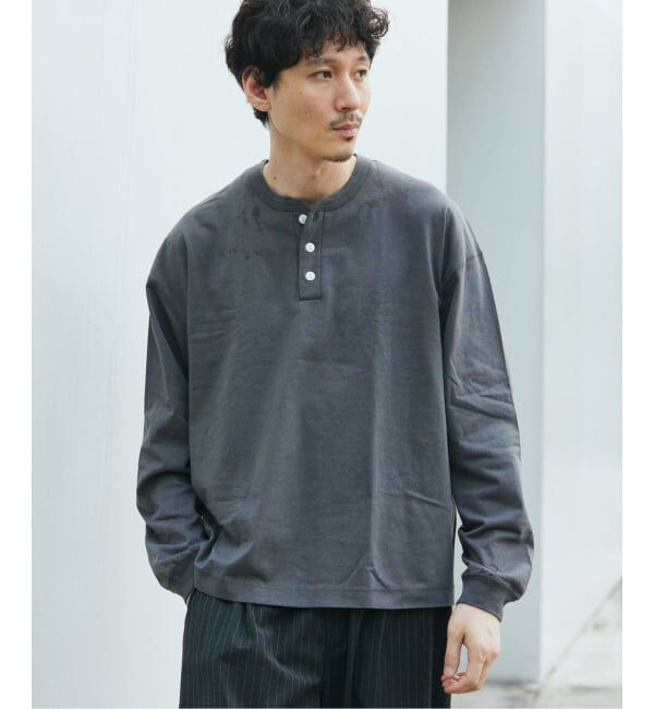 JOURNAL STANDARD「Health knit / ヘルスニット 別注 ヘンリー ネックロンT」|Tシャツ・カットソー|