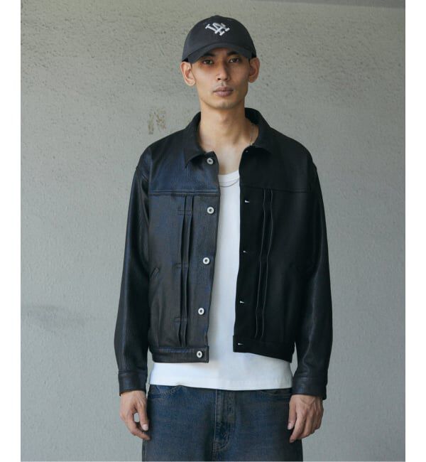 JOURNAL STANDARD「ニュージーランド  ラムレザー トラッカージャケット」|ライダースジャケット|