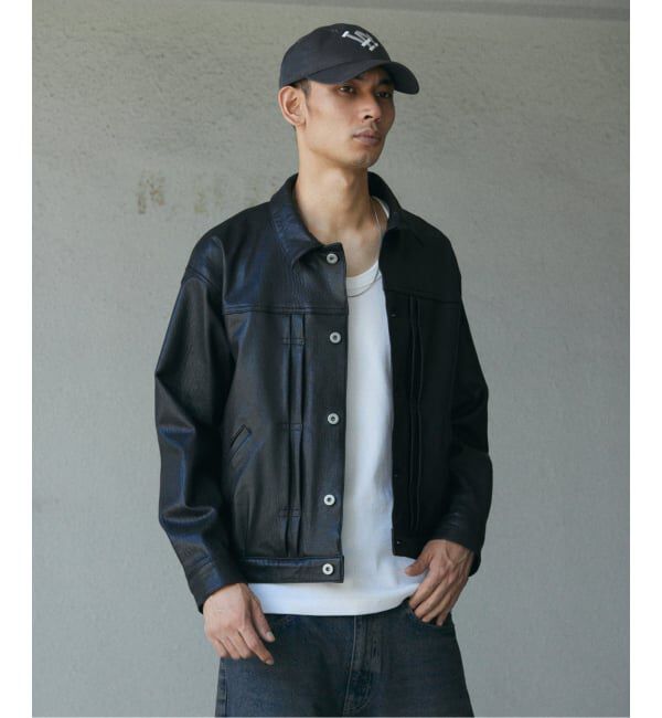 JOURNAL STANDARD「ニュージーランド  ラムレザー トラッカージャケット」|ライダースジャケット|