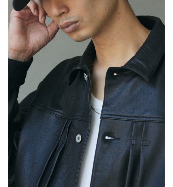 JOURNAL STANDARD「ニュージーランド  ラムレザー トラッカージャケット」|ライダースジャケット|