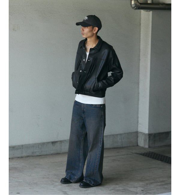 JOURNAL STANDARD「ニュージーランド  ラムレザー トラッカージャケット」|ライダースジャケット|