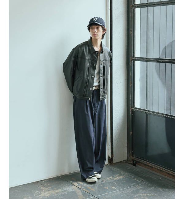 JOURNAL STANDARD「ニュージーランド  ラムレザー トラッカージャケット」|ライダースジャケット|