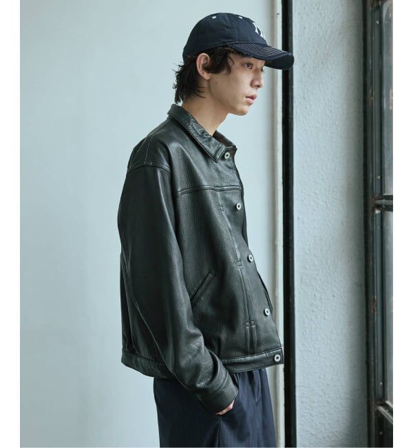 JOURNAL STANDARD「ニュージーランド  ラムレザー トラッカージャケット」|ライダースジャケット|