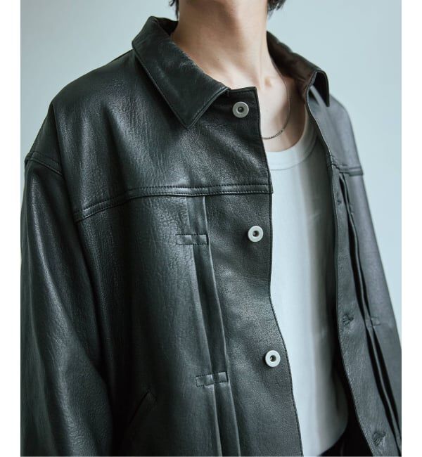 JOURNAL STANDARD「ニュージーランド  ラムレザー トラッカージャケット」|ライダースジャケット|