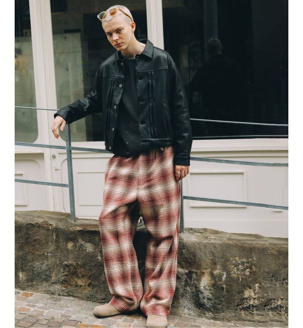 JOURNAL STANDARD「ニュージーランド  ラムレザー トラッカージャケット」|ライダースジャケット|