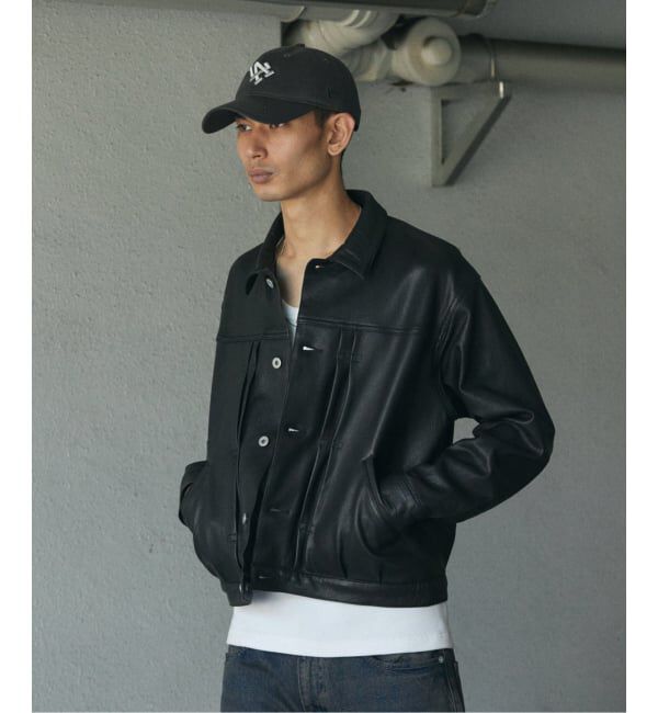 JOURNAL STANDARD「ニュージーランド  ラムレザー トラッカージャケット」|ライダースジャケット|