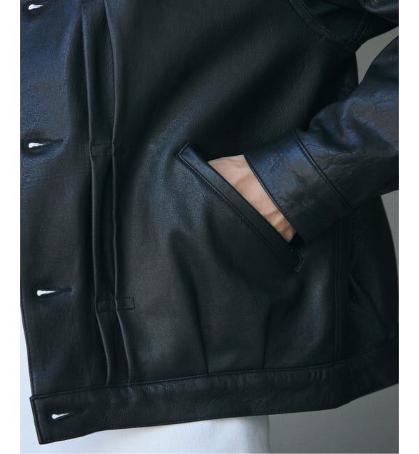 JOURNAL STANDARD「ニュージーランド  ラムレザー トラッカージャケット」|ライダースジャケット|