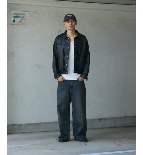 JOURNAL STANDARD「ニュージーランド  ラムレザー トラッカージャケット」|ライダースジャケット|