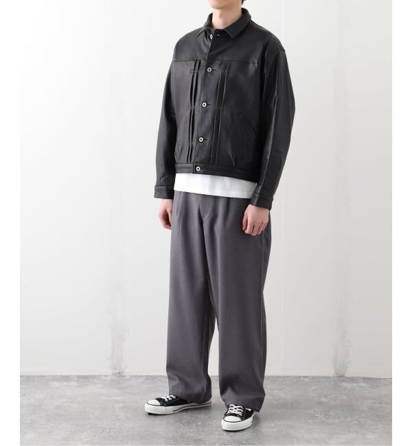 JOURNAL STANDARD「ニュージーランド  ラムレザー トラッカージャケット」|ライダースジャケット|