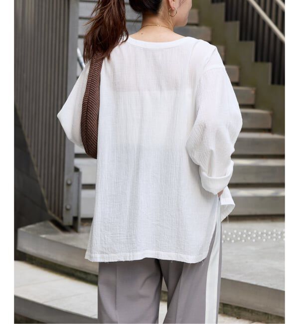 JOURNAL STANDARD「《追加予約》ソフトガーゼ2WAYビッグプルオーバー」|シャツ・ブラウス|