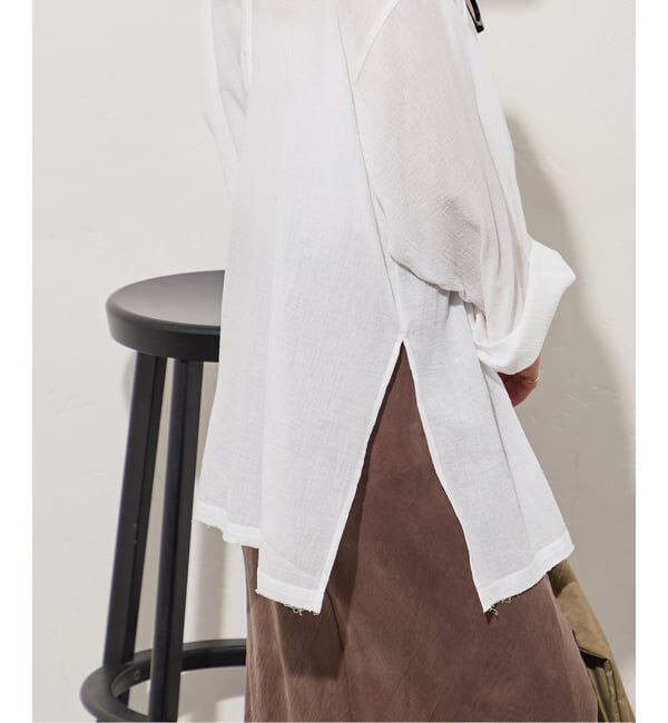 JOURNAL STANDARD「《追加予約》ソフトガーゼ2WAYビッグプルオーバー」|シャツ・ブラウス|