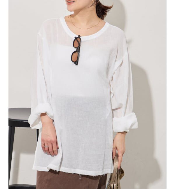 JOURNAL STANDARD「《追加予約》ソフトガーゼ2WAYビッグプルオーバー」|シャツ・ブラウス|