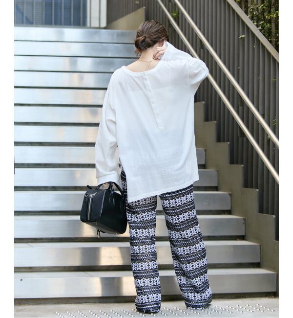 JOURNAL STANDARD「《追加予約》ソフトガーゼ2WAYビッグプルオーバー」|シャツ・ブラウス|