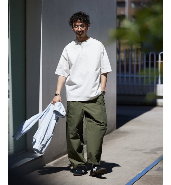 JOURNAL STANDARD relume「《予約》Healthknit / ヘルスニット 別注 ヘンリーネックTシャツ」|Tシャツ・カットソー|