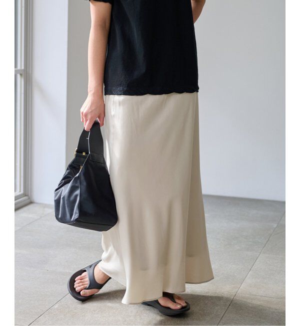 FRAMeWORK「キュプラツイルバイアススカート」|スカート|