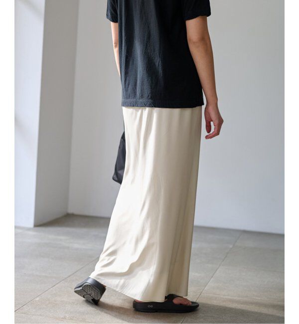 FRAMeWORK「キュプラツイルバイアススカート」|スカート|