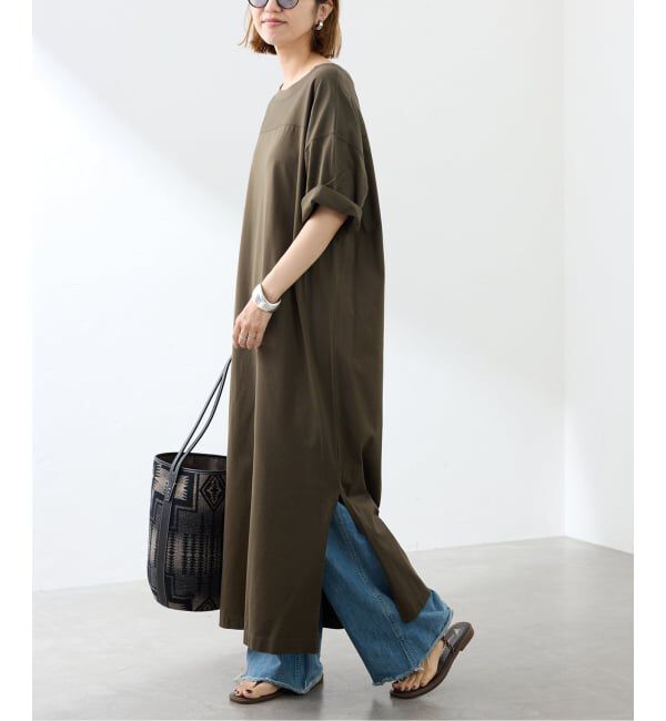 FRAMeWORK「≪一部店舗+WEB限定追加≫コットンジャージーマキシワンピース」|ワンピース|