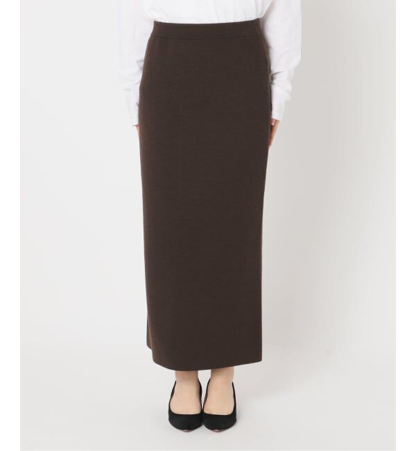 Spick and Span「《追加》ミラノリブニットスカート」|スカート|