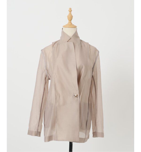  「【洗える】ウォッシャブルシアージャケット」|テーラードジャケット|