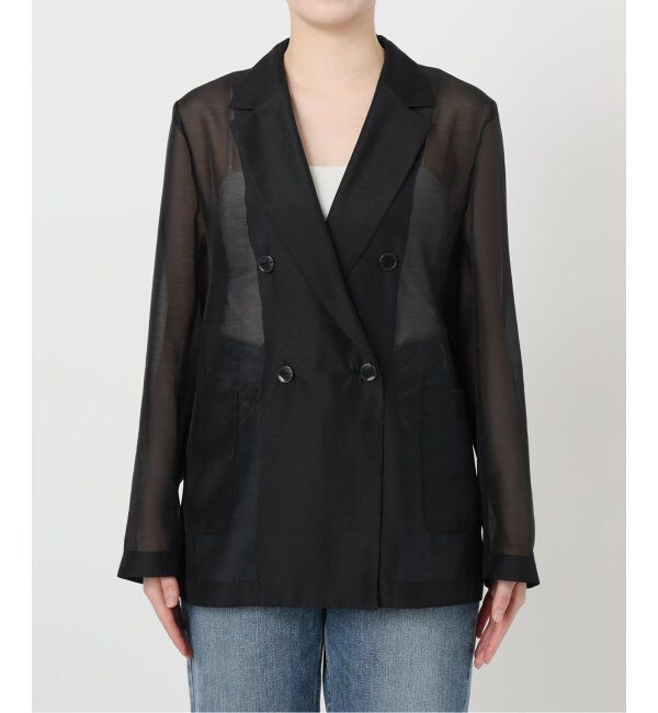  「【洗える】ウォッシャブルシアージャケット」|テーラードジャケット|