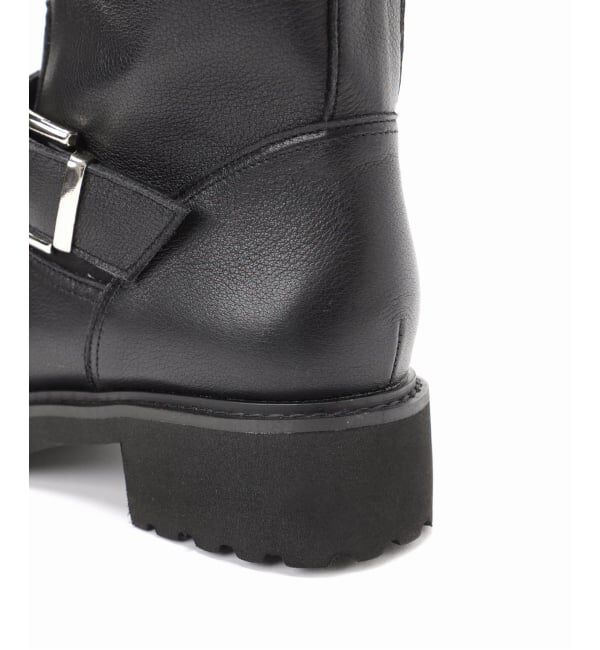  「《追加》レザーエンジニアブーツ」|ショートブーツ|