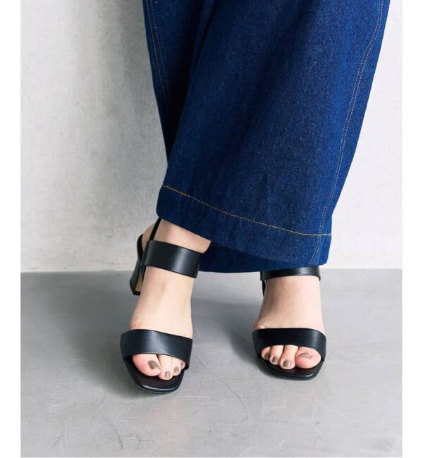  「《追加予約》6cmゴムストラップサンダル」|サンダル|