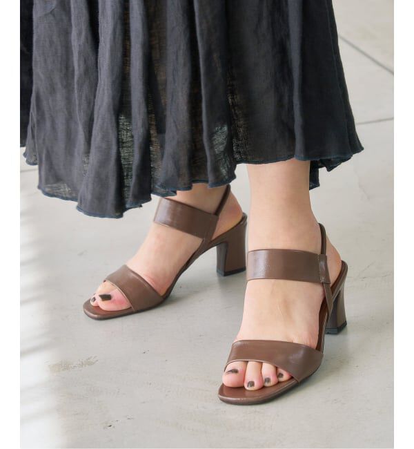  「《追加予約》6cmゴムストラップサンダル」|サンダル|