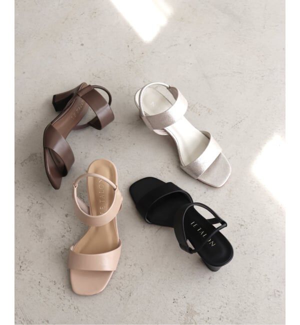  「《追加予約》6cmゴムストラップサンダル」|サンダル|