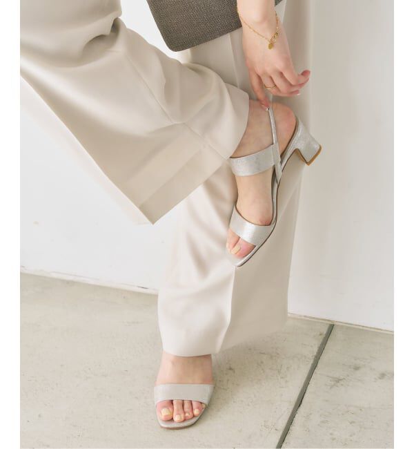  「《追加予約》6cmゴムストラップサンダル」|サンダル|