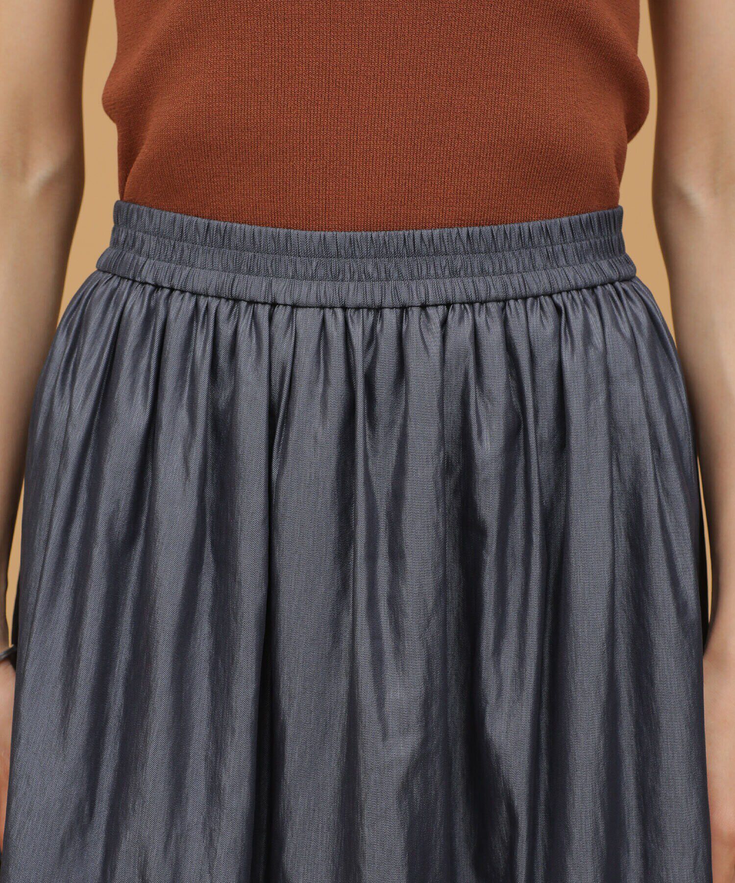 nano･universe「LB.03/ランダムヘムギャザースカート」|スカート|