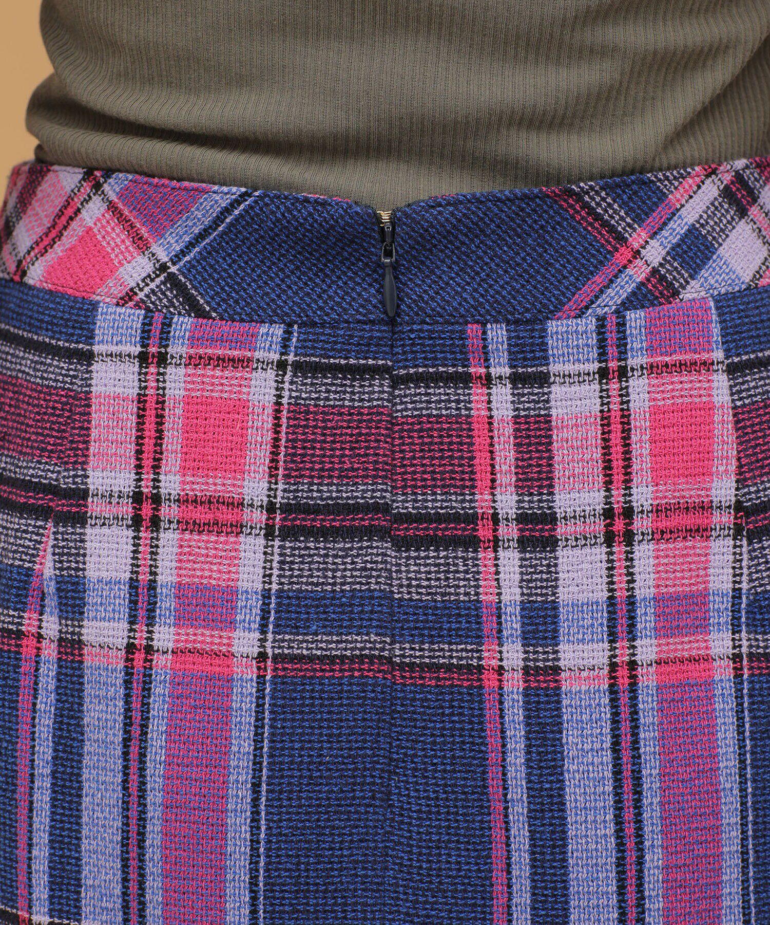 nano･universe「LB.03/バスケットチェックマーメイドスカート」|スカート|