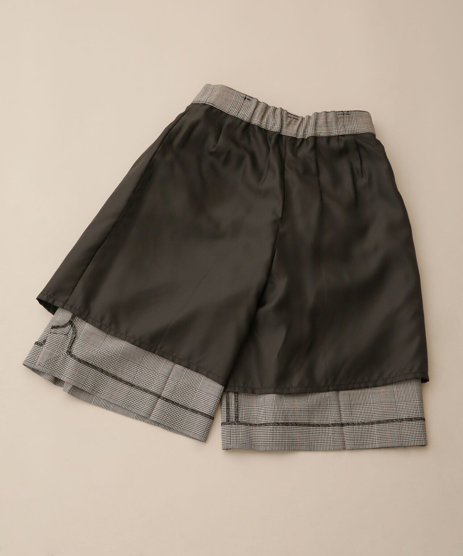 nano･universe「LB.03/2タックウールミドルパンツ（セットアップ可）」|キュロット|