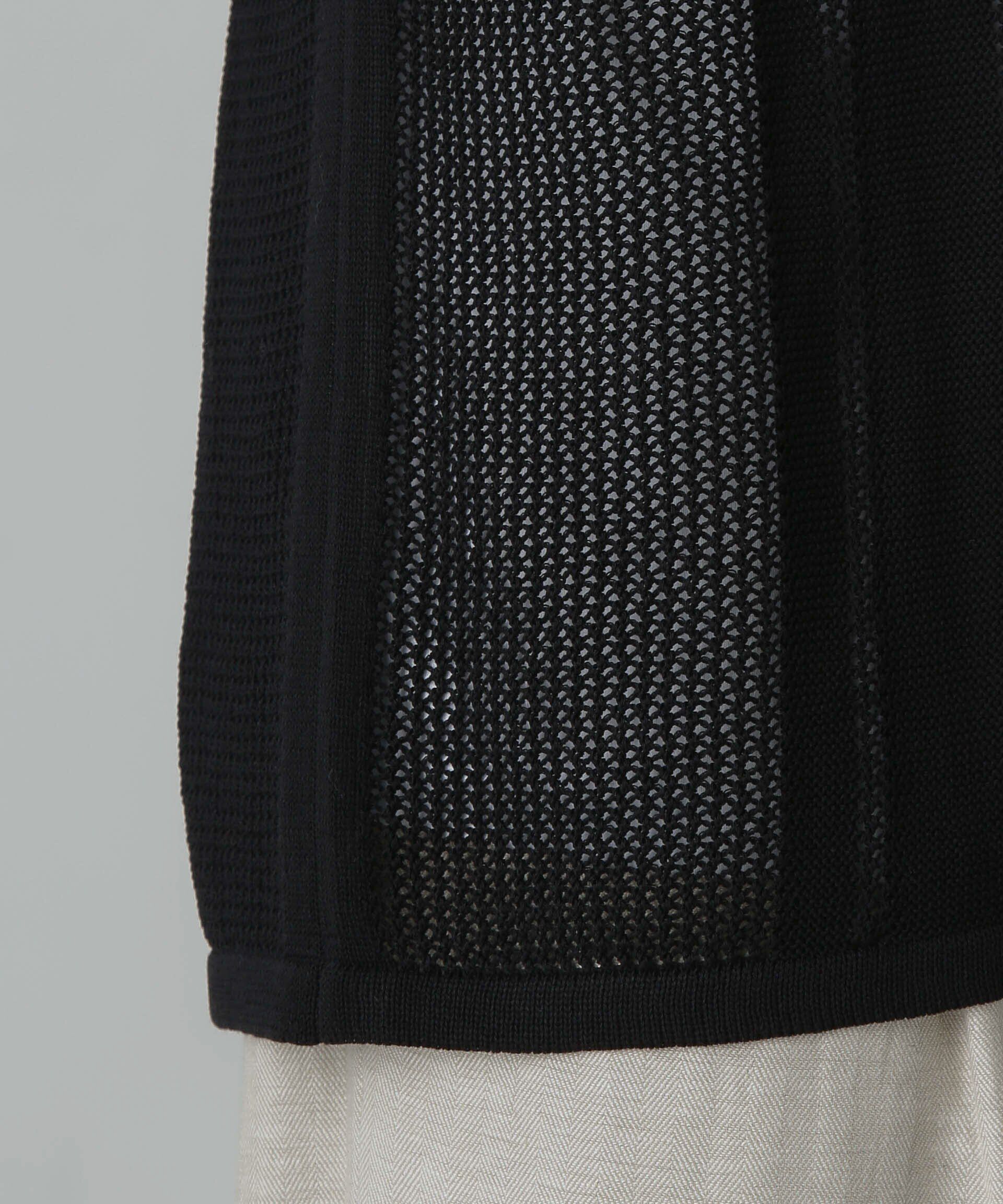 nano･universe「ドライタッチニットシャツ 半袖」|シャツ・ブラウス|