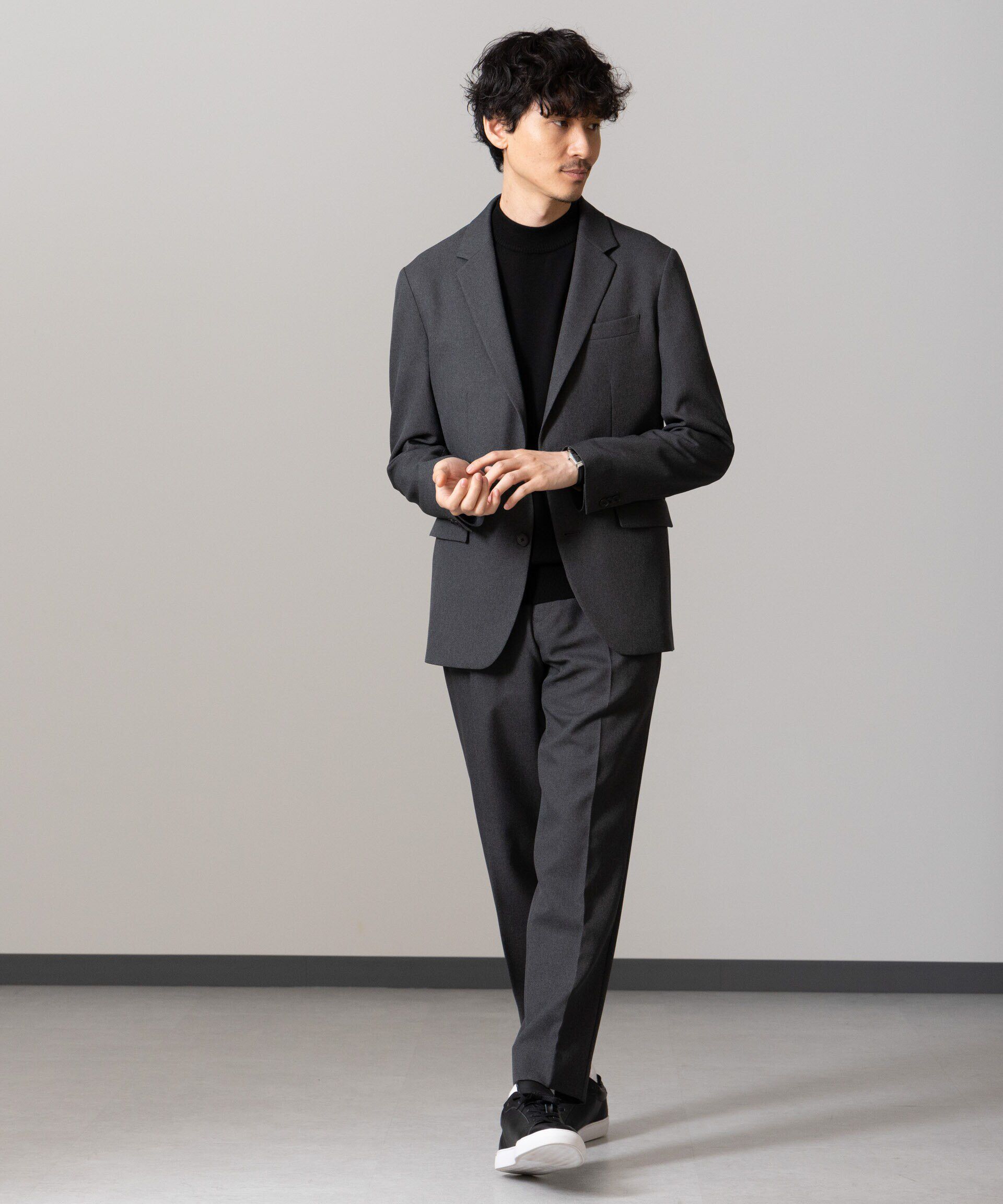 nano･universe「「毛玉レスニット」 ファインゲージモックネック」|ニット・セーター|