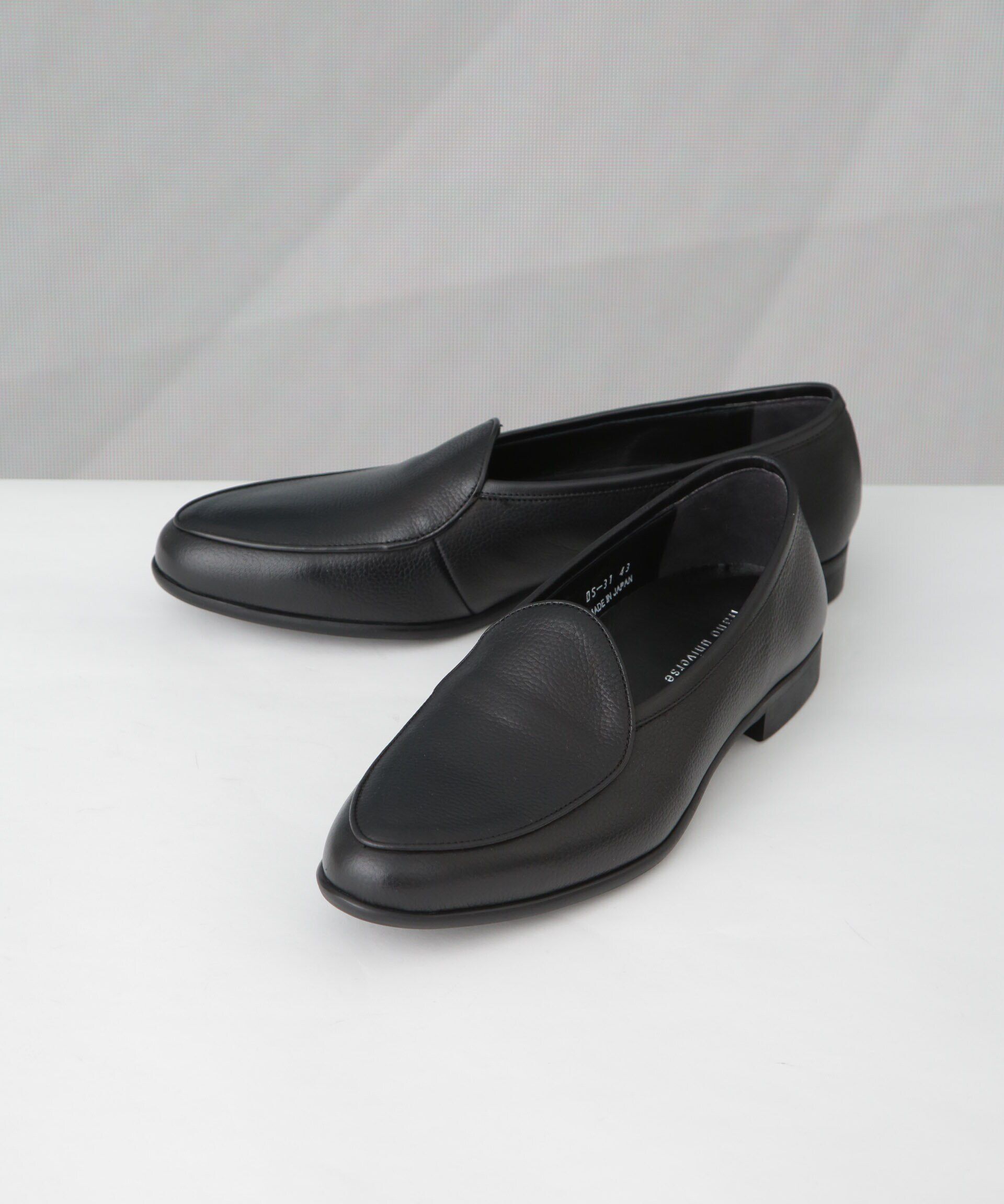 nano･universe「｢Damerino｣ ベルジャンシュリンクレザーシューズ」|ビジネス・ドレスシューズ|ブラック