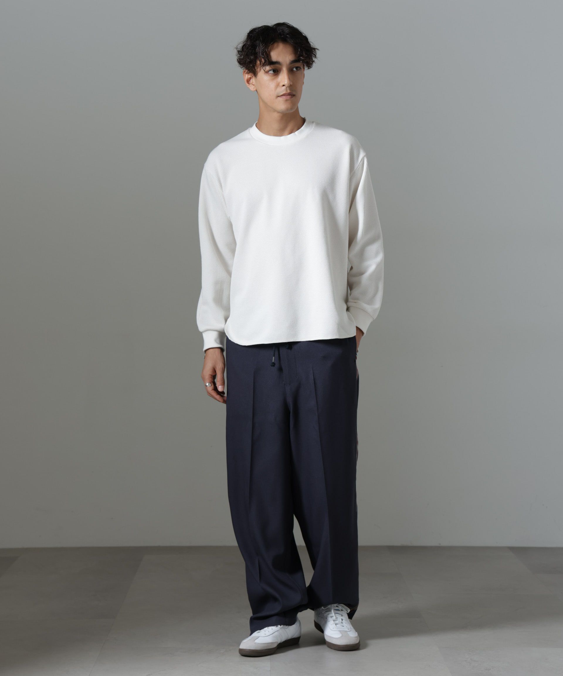 nano･universe「テクノワッフル ロングスリーブTシャツ」|Tシャツ・カットソー|