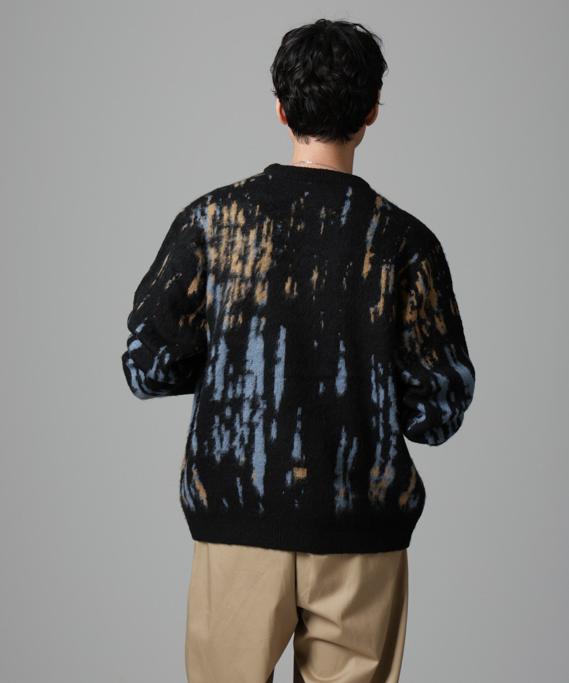 nano･universe「ペイントグラデーションモヘヤライクニット」|ニット・セーター|