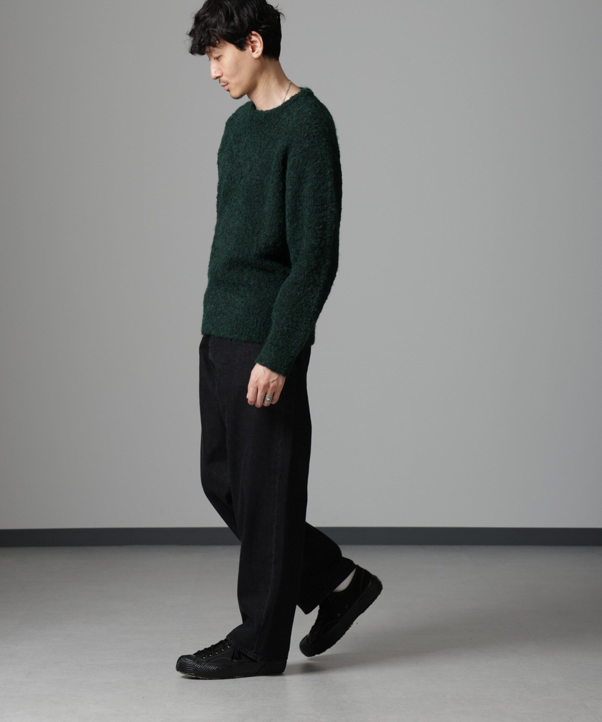 nano･universe「ウールミックスブークレニット」|ニット・セーター|