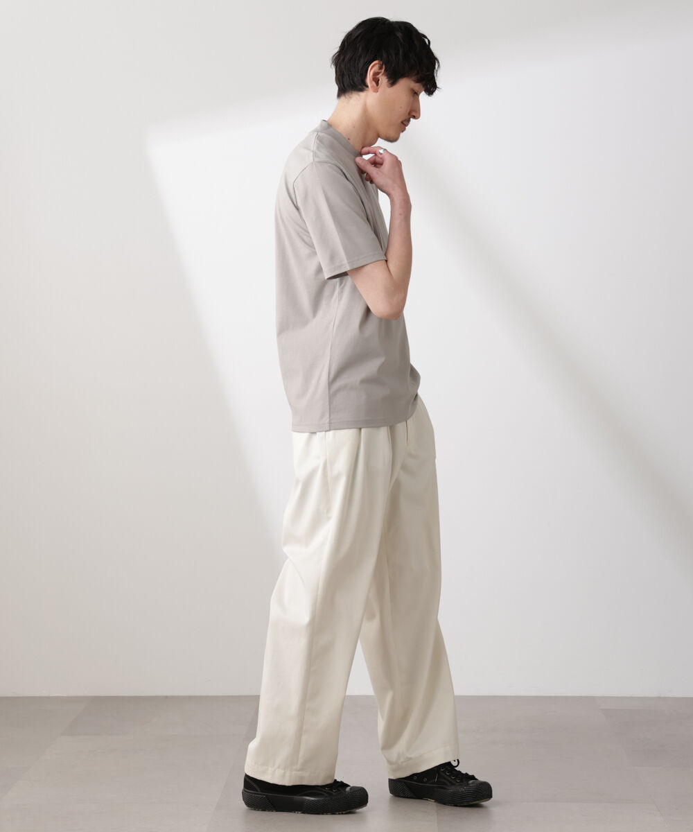 nano･universe「ジャケT(R) クルーネック 半袖」|Tシャツ・カットソー|