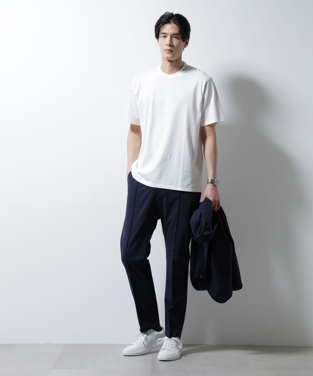 nano･universe「ジャケT(R) クルーネック 半袖」|Tシャツ・カットソー|