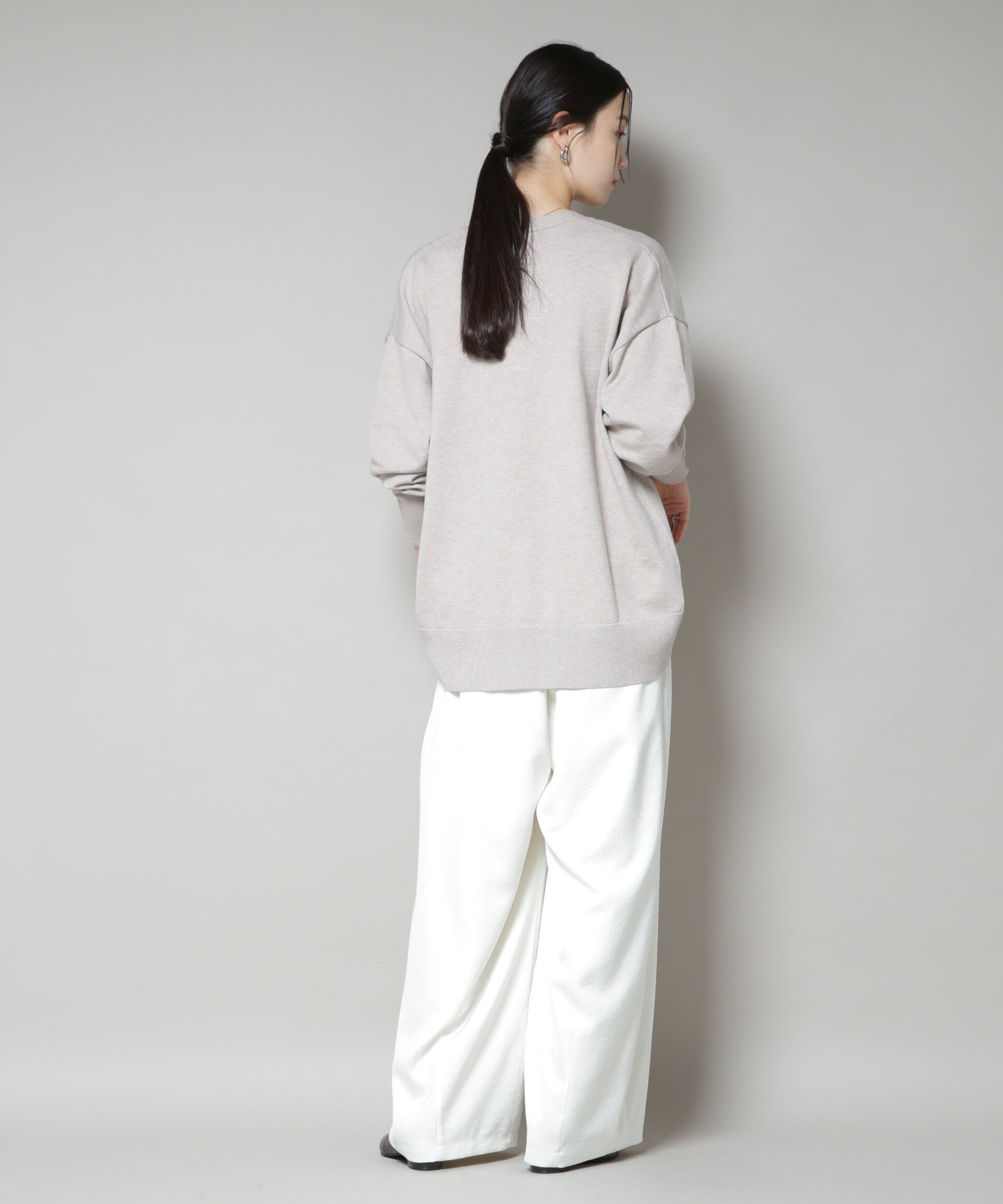 nano･universe「毛玉抑制ニットカーディガン(セットアップ可)」|ニット・セーター|