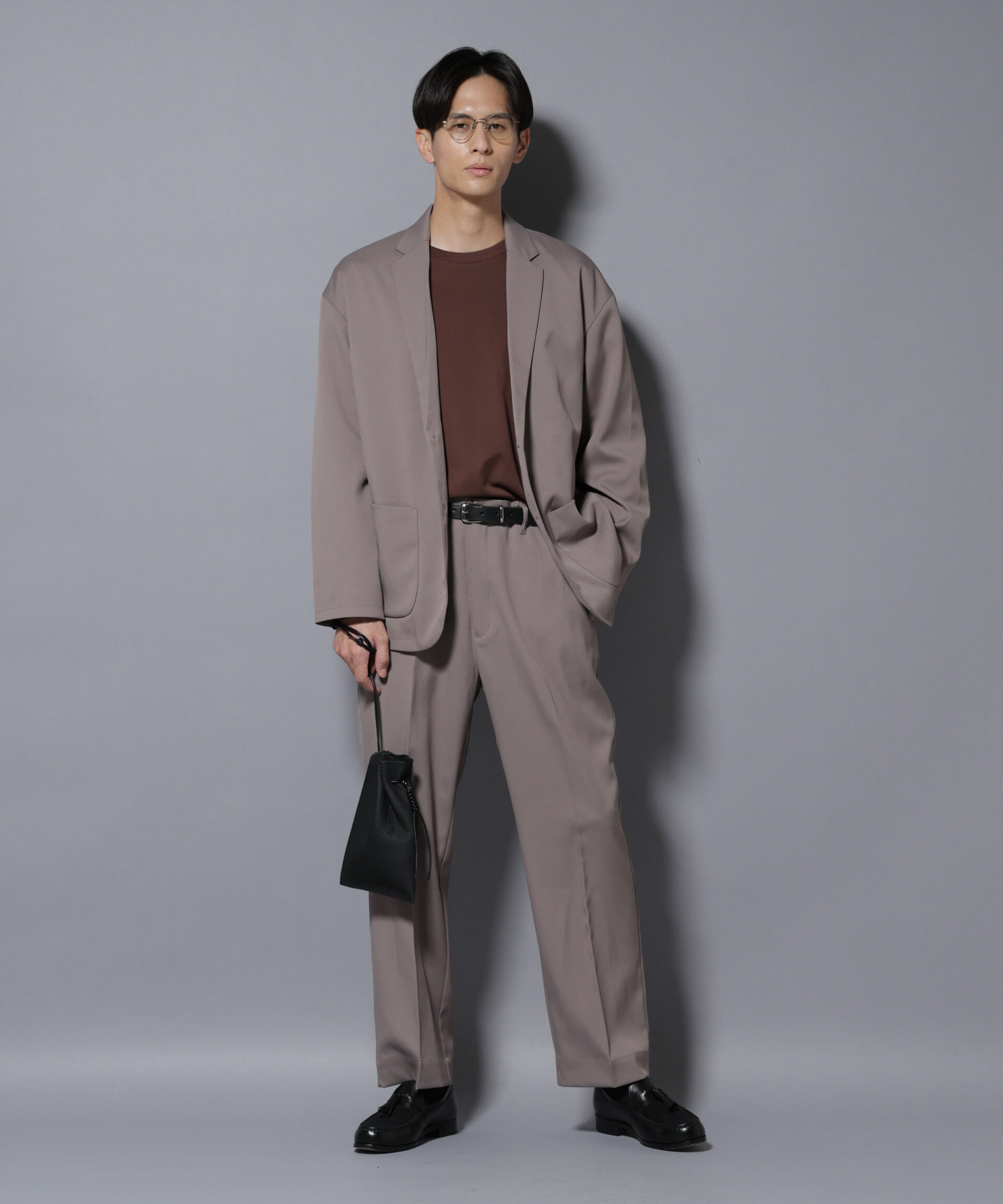 nano･universe「リラックスドロップジャケット(セットアップ可)」|テーラードジャケット|