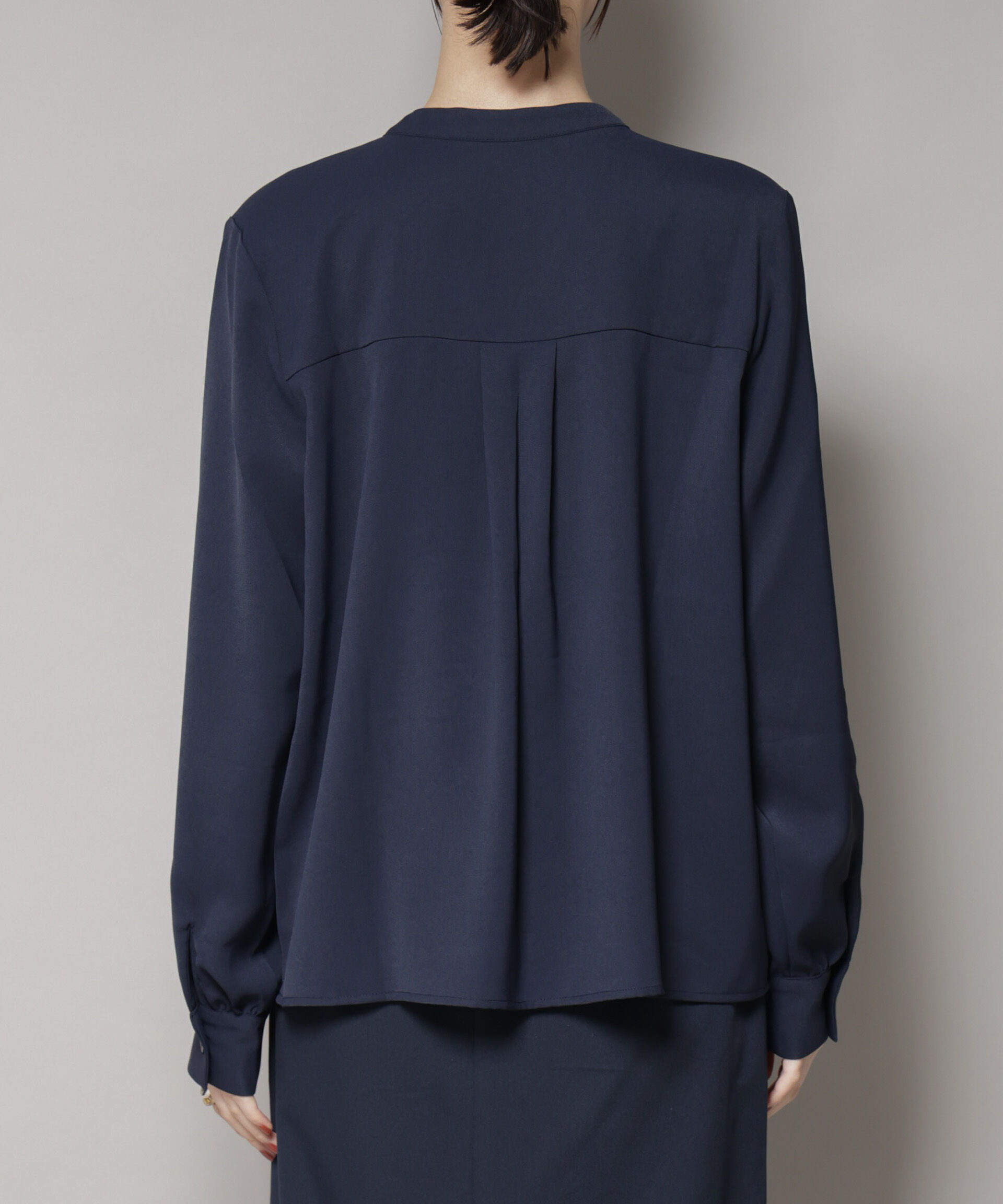 nano･universe「フロントフリルブラウス」|シャツ・ブラウス|