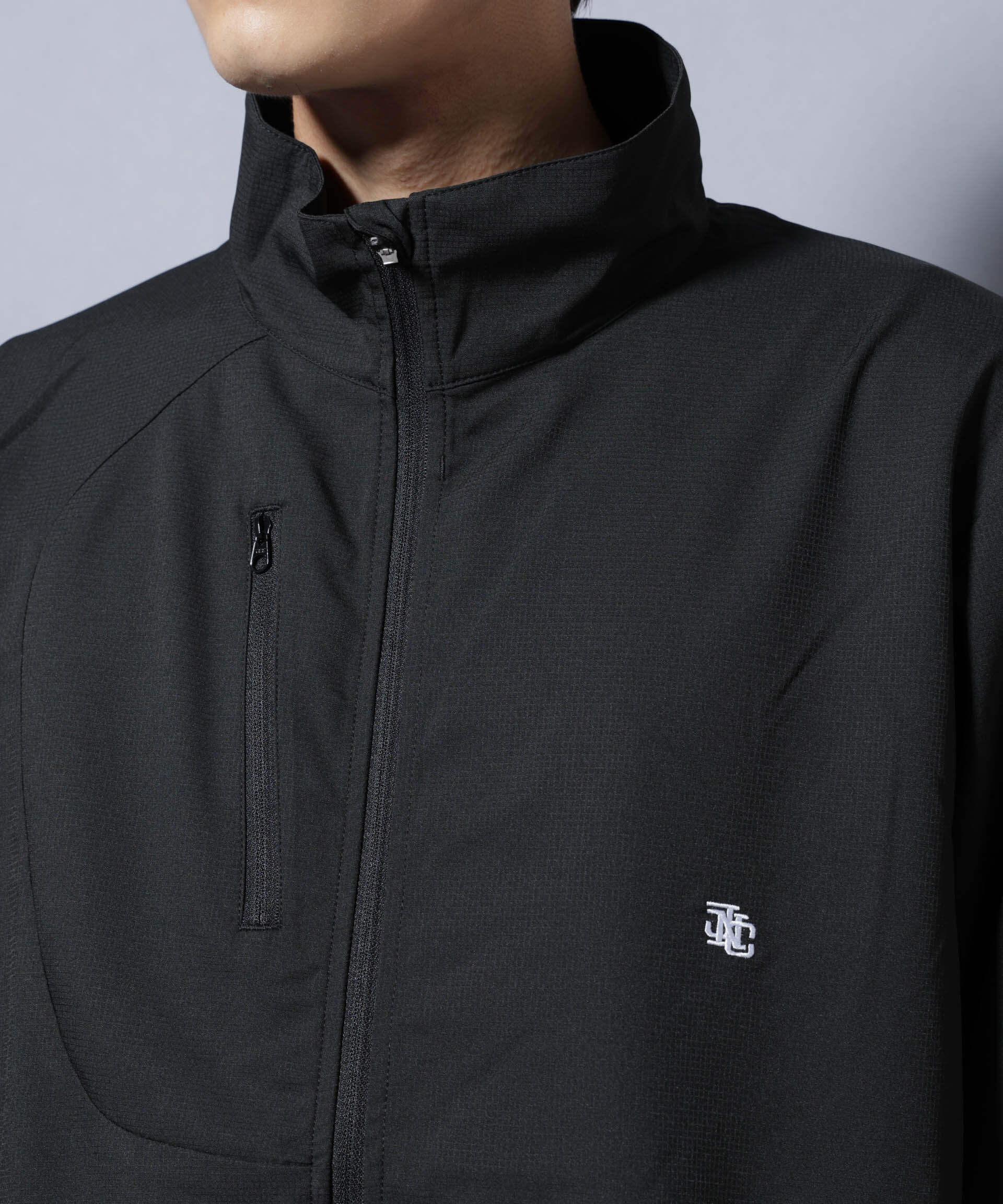 nano･universe「「NJ/CLUB」ワンポイントロゴトラックジャケット」|ブルゾン・スタジャン|