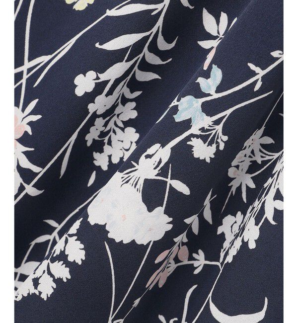 自由区「【ご好評につき追加生産・新色追加】ハーバルフロープリント ワンピース」|ドレス|